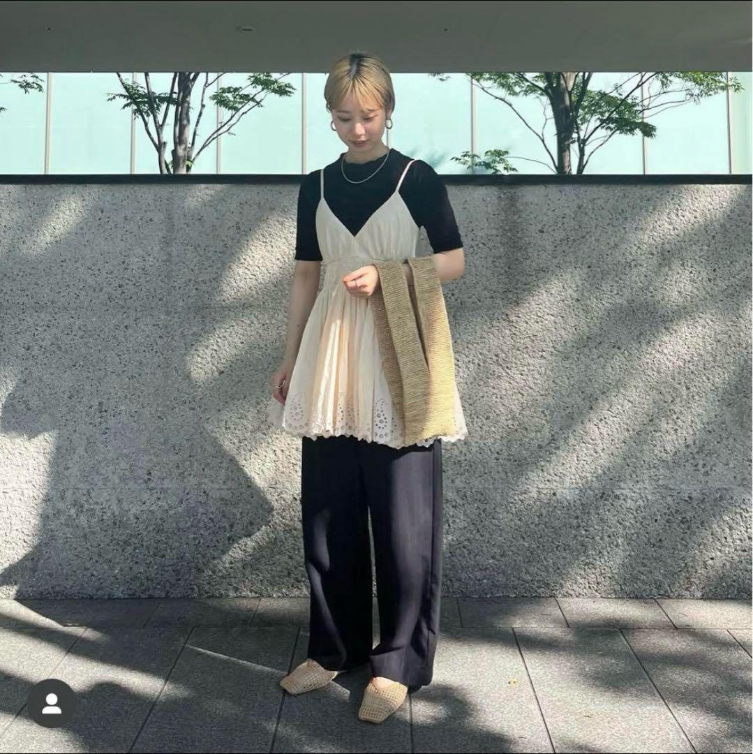 crinkle crinkle crinkle ピンク キャミソール　ブラウス