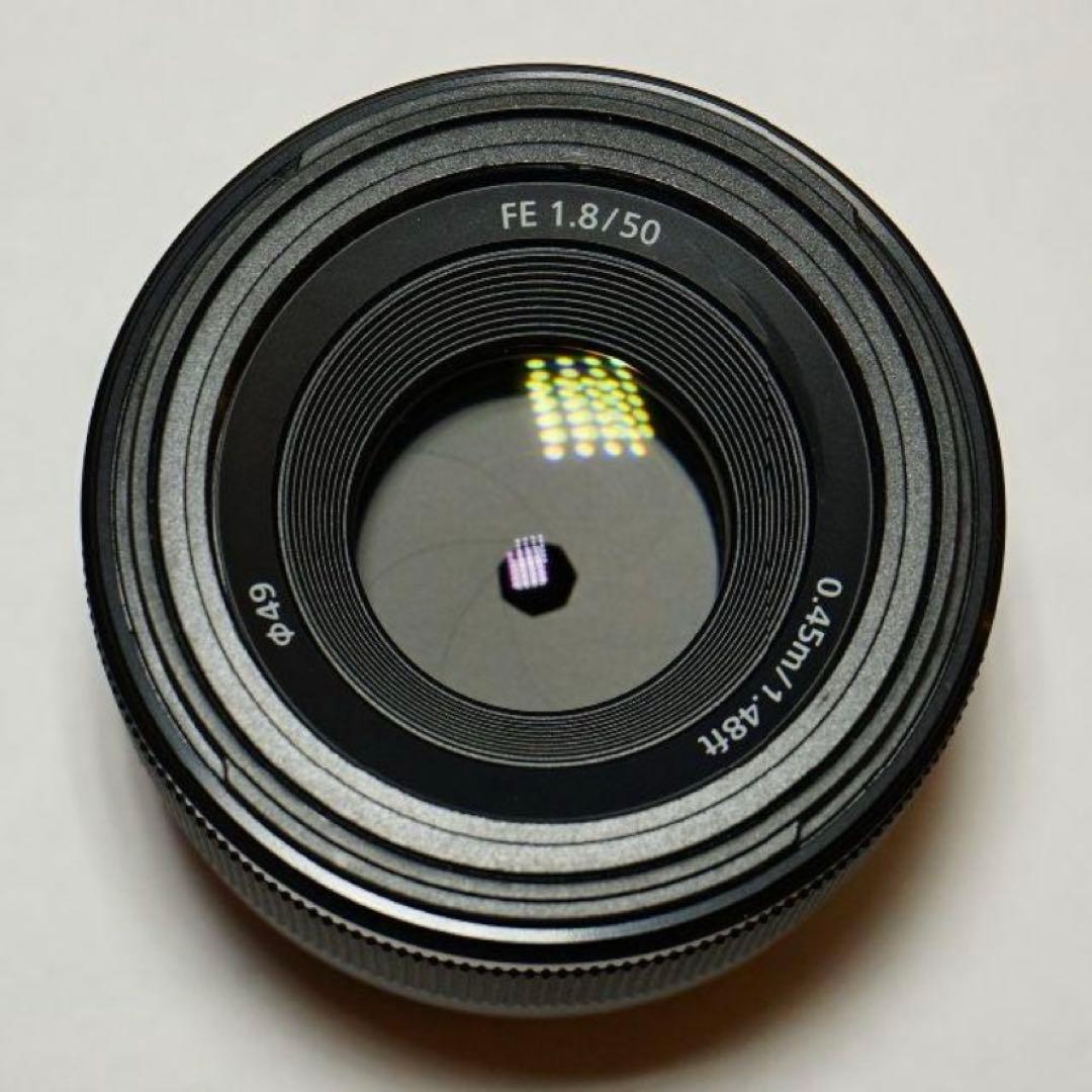美品　SONY SEL50F18F フルサイズE-mount レンズフィルター付