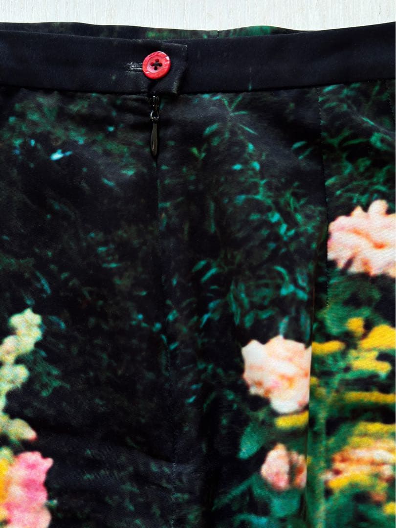 最終　agni's b. アニエスベー　転写　花柄タイトスカート 38 Mサイズ