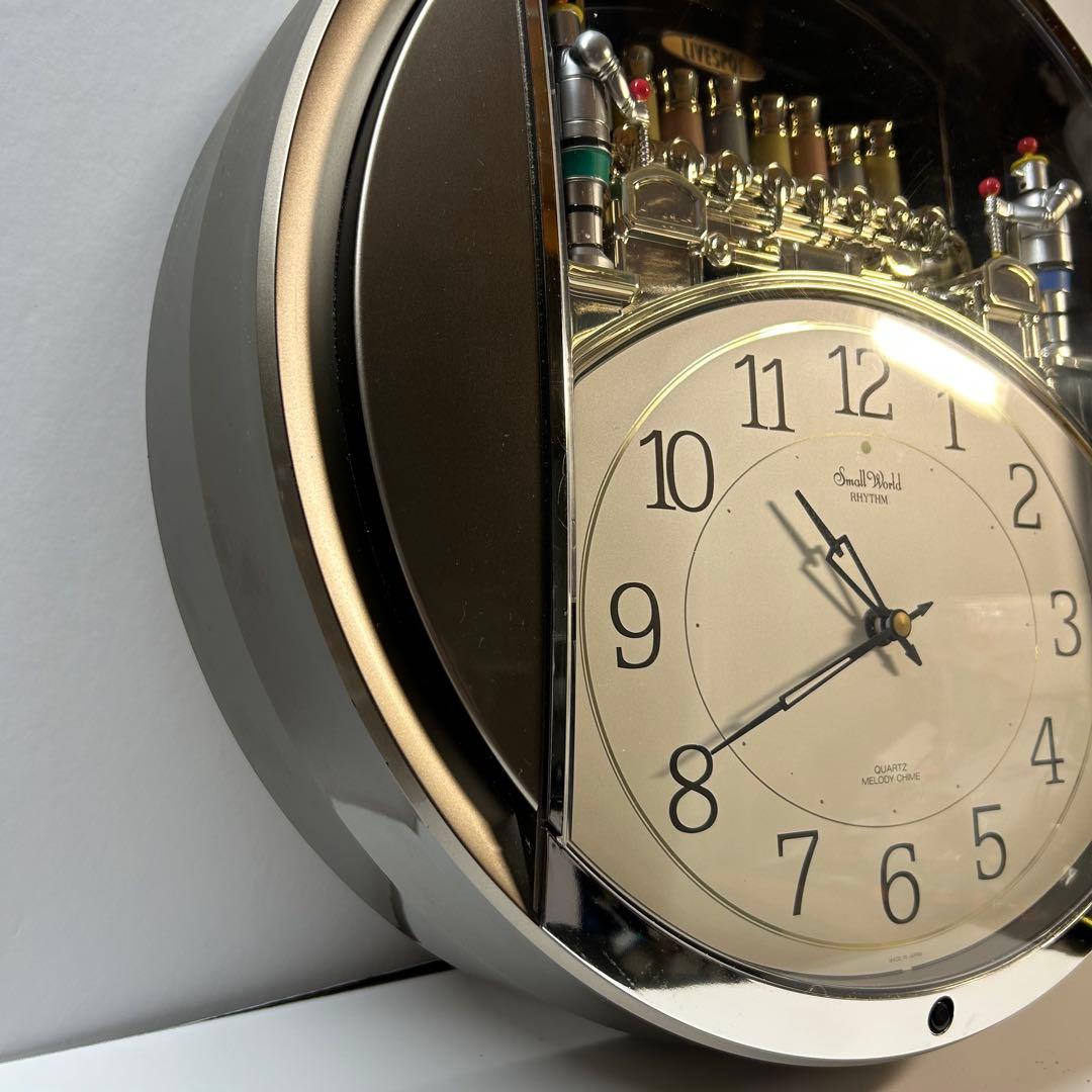 happy [動作OK] リズム時計工業Small World ライブA