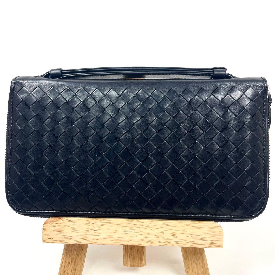 ボッテガヴェネタ　長財布　オーガナイザー　イントレチャート　極美品　レザー