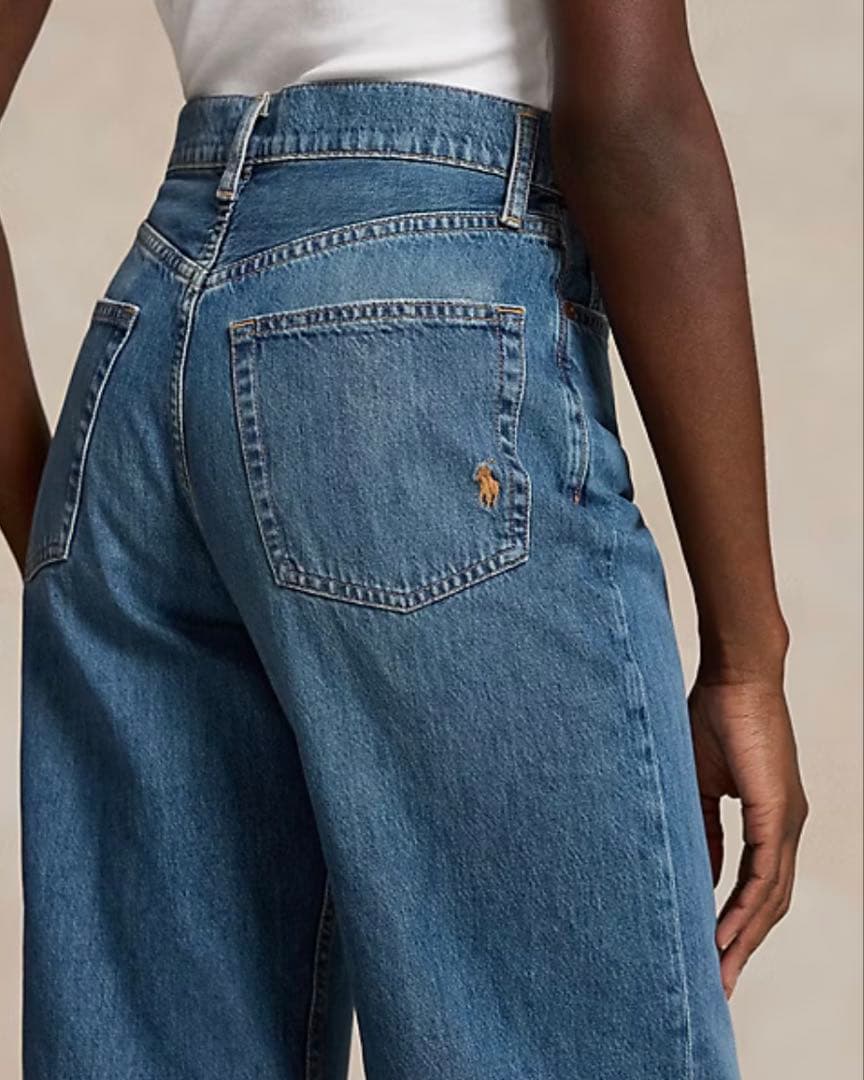 Polo Ralph Lauren ワイドレッグクロップドジーンズ