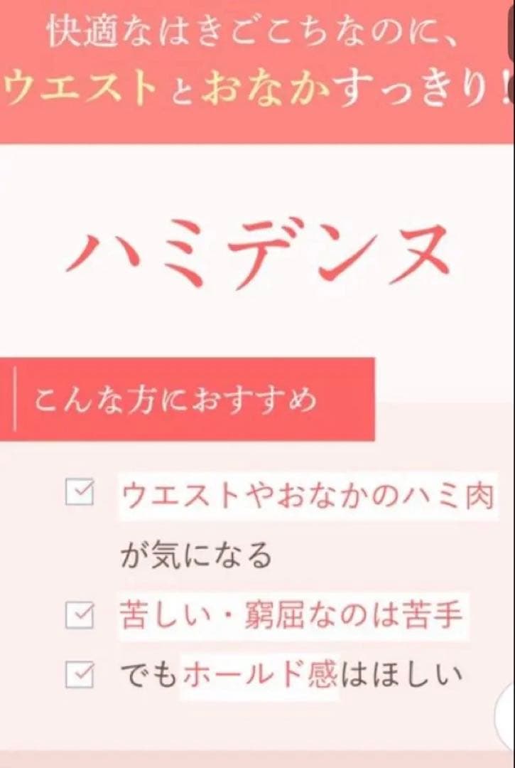 ワコールハミデンヌガードル(ロング丈) 76 - L ③枚セット