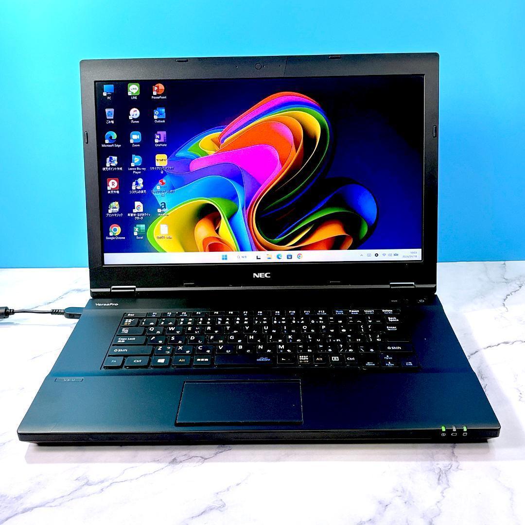 美品でMSオフィス付・Corei5・8GB・カメラ・DVDマルチ・ノートパソコン