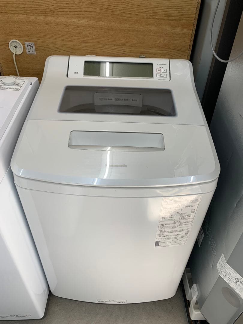 2021年製美品Panasonic 縦型洗濯機 8.0kg ホワイト 本体
