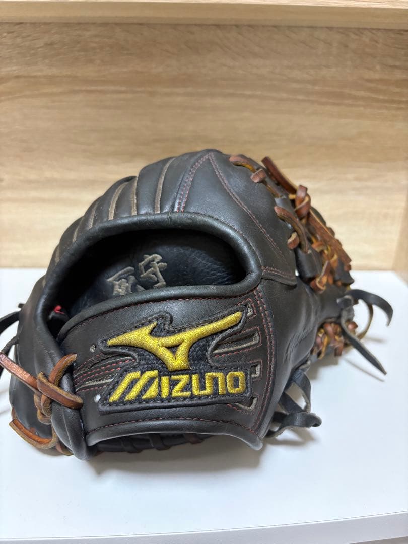 シュガーさん専用ミズノプロ 硬式グローブ ブラック