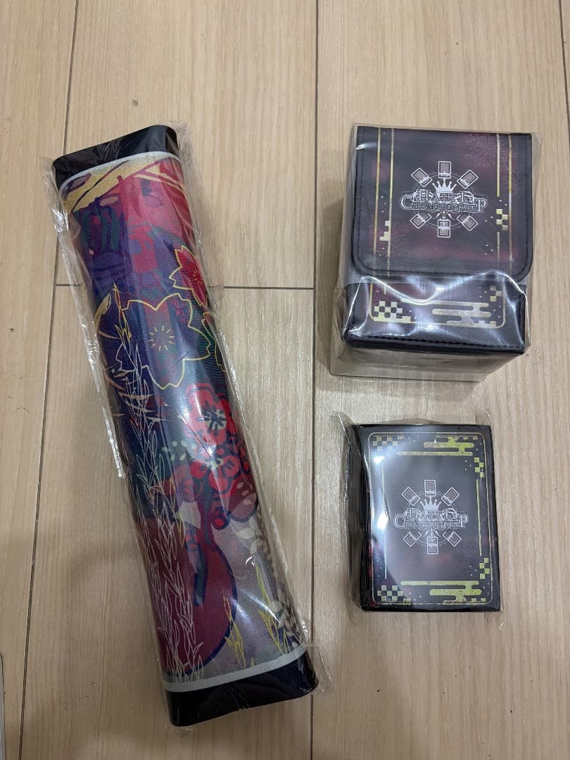 山*便様 はっちcs プレイマット デッキボックス　上位賞　花札