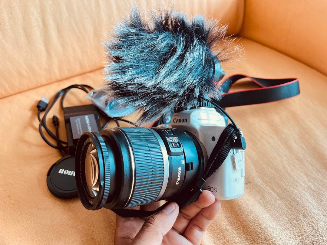 予備バッテリー付き Canon EOS kiss M 超望遠セット