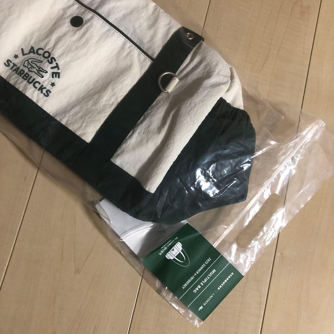 最安値！LACOSTE × STARBUCKS ショルダーバッグ