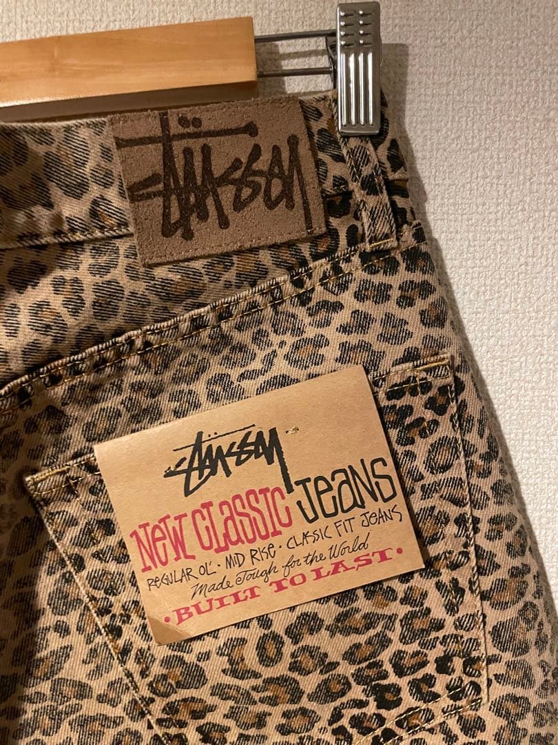パンツ STUSSY NEWCLASSICJEAN DENIM LEOPARD 30