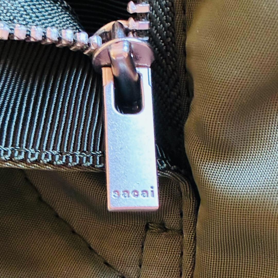 サカイ sacai ナイロンツイル バックプリーツ スカート サイズ2 美品 F