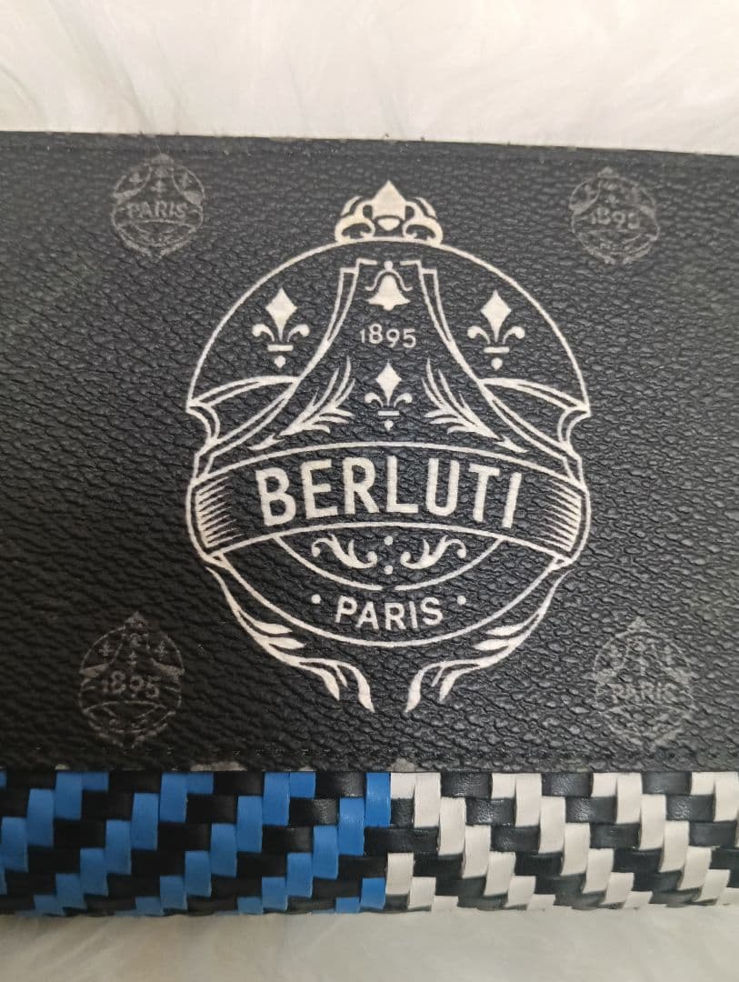 Berluti ベルルッティ 長財布 ファスナー レザー ブラック