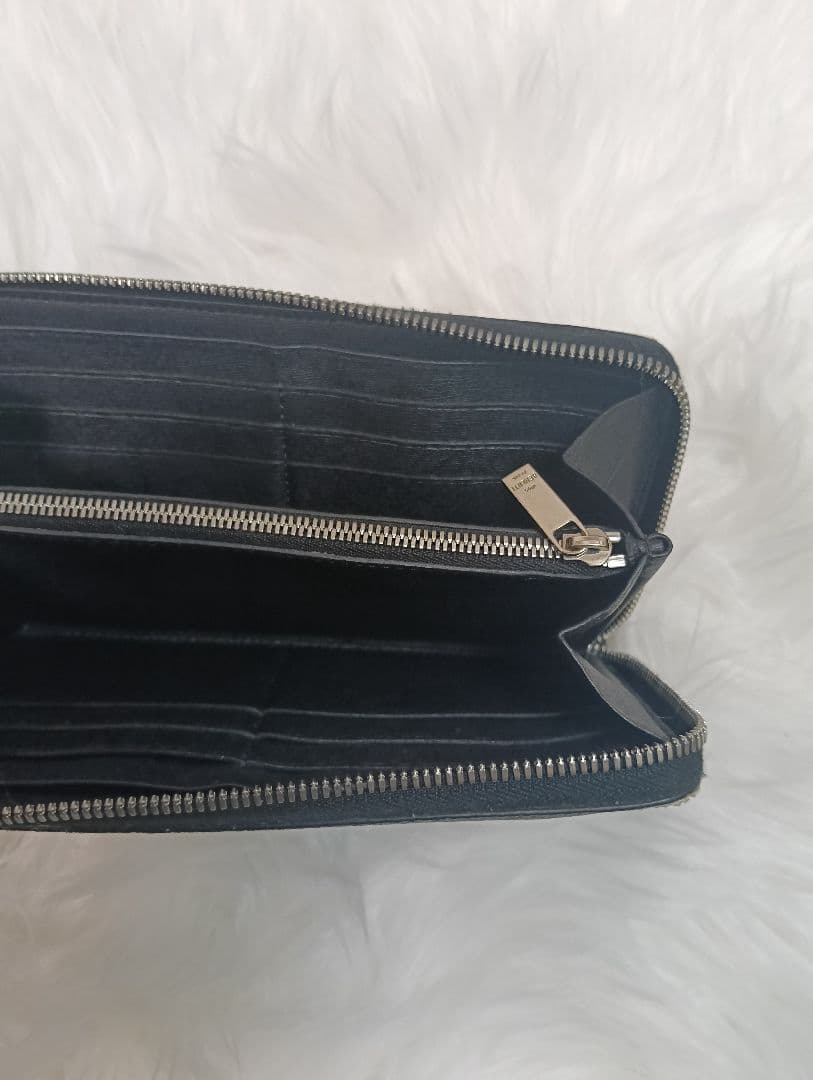 Berluti ベルルッティ 長財布 ファスナー レザー ブラック