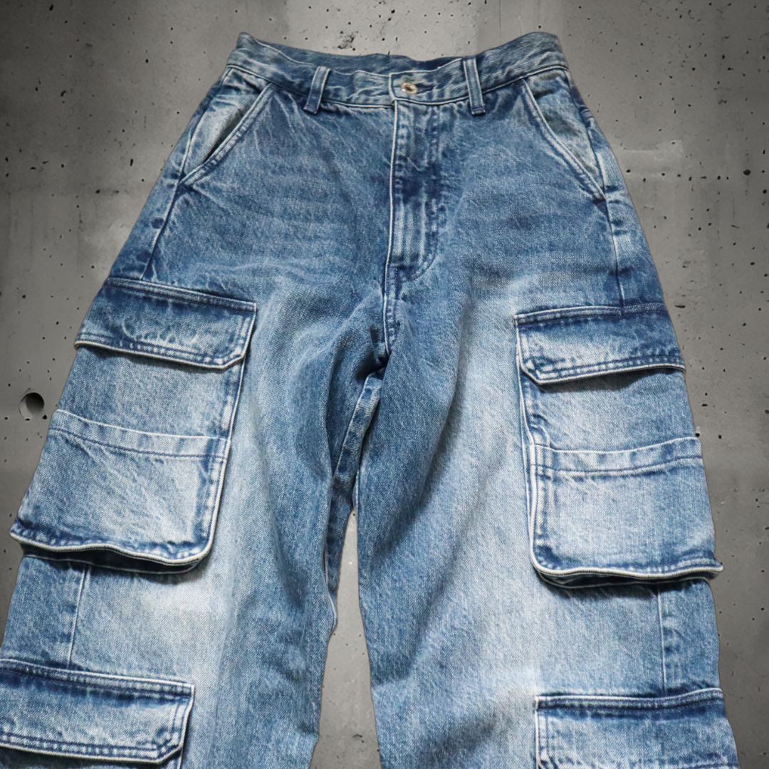 ダブルスタンダードクロージング デニムワイドカーゴパンツ サイズ36