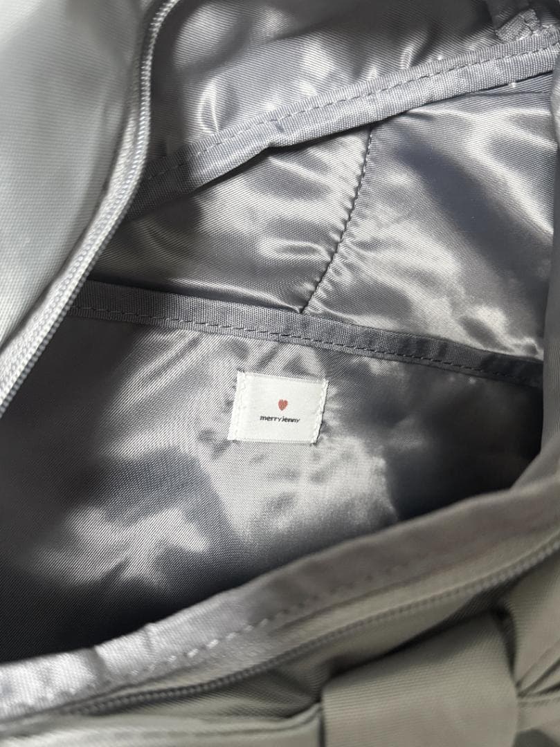 即日発送 新品 merry jenny ribbonワンショルダーバッグ グレー