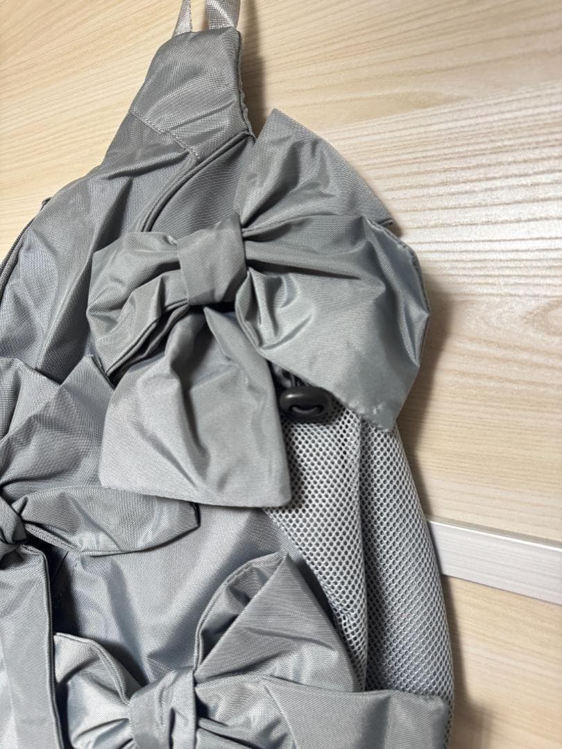 即日発送 新品 merry jenny ribbonワンショルダーバッグ グレー