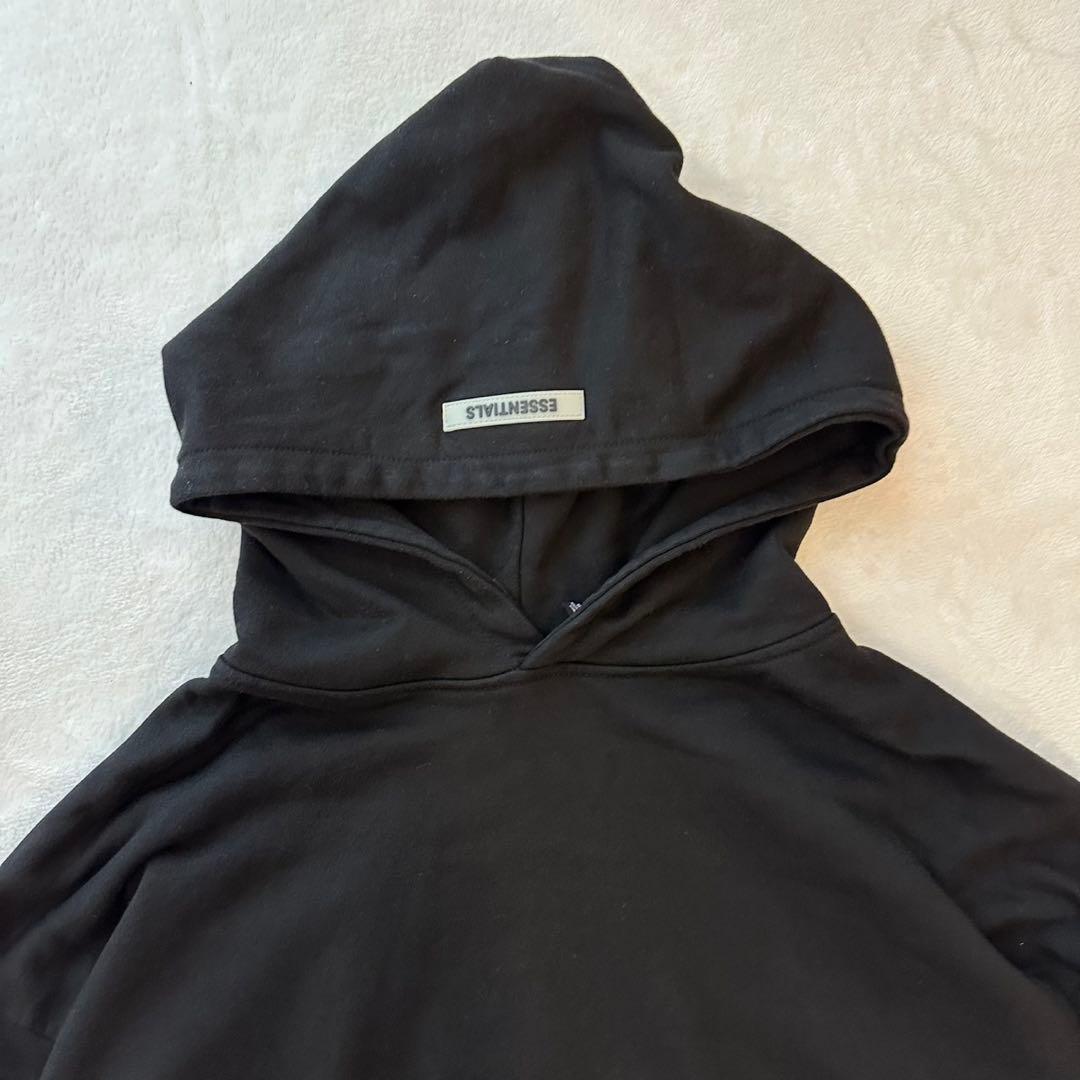 FOG ESSENTIALS パーカー男女兼用 M 高級感 フート付き反射ロゴ