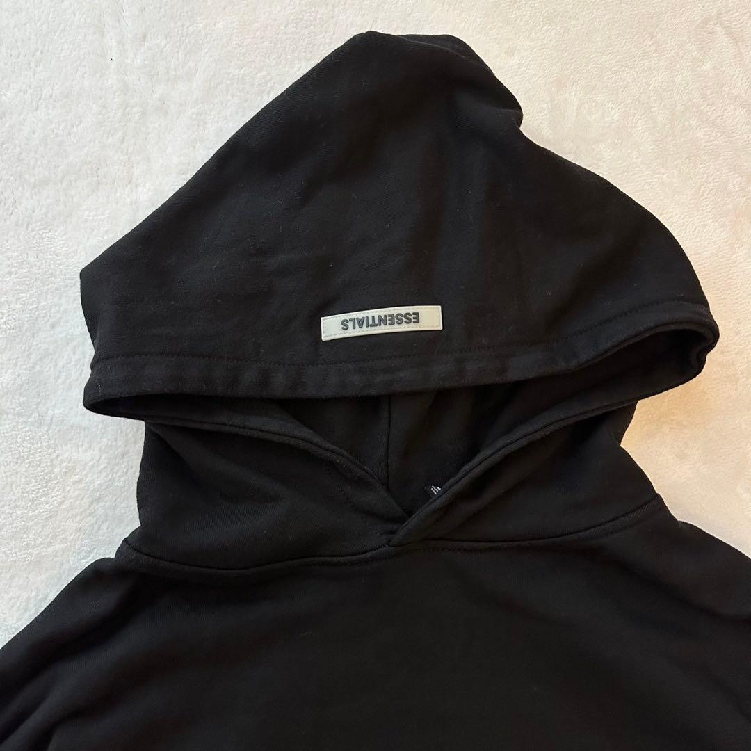 FOG ESSENTIALS パーカー男女兼用 M 高級感 フート付き反射ロゴ