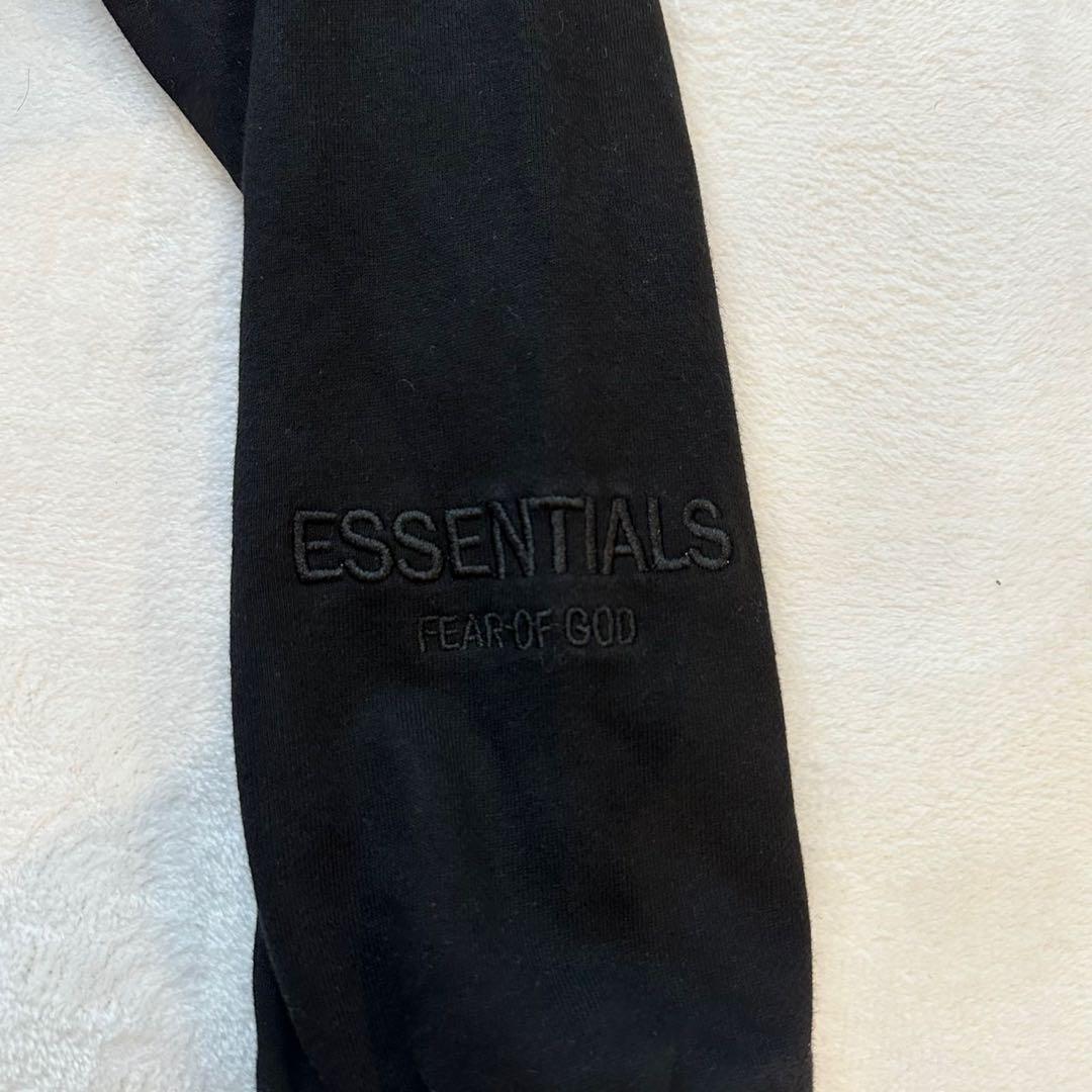 FOG ESSENTIALS パーカー男女兼用 M 高級感 フート付き反射ロゴ