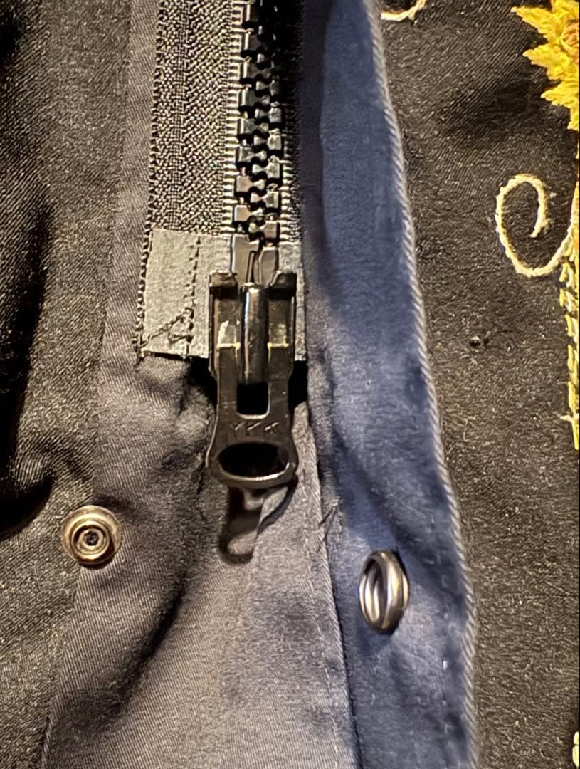 ink 再構築 リメイク チャイナ柄ドラゴン モッズコート