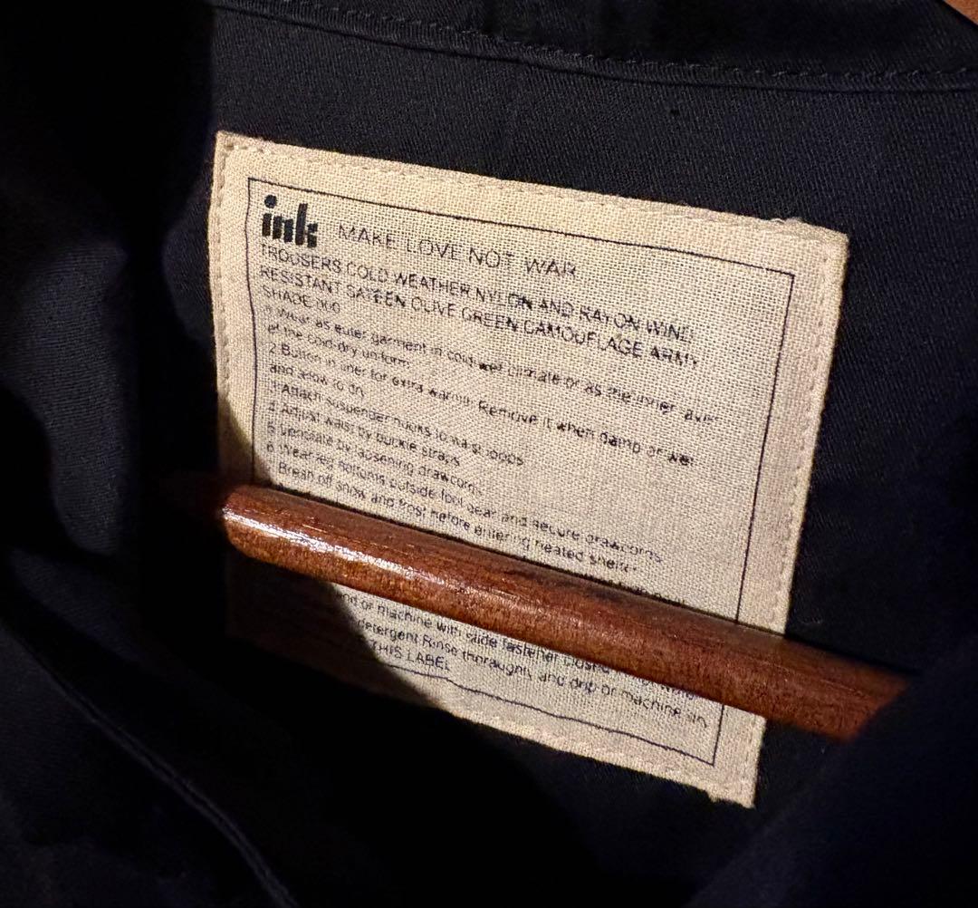 ink 再構築 リメイク チャイナ柄ドラゴン モッズコート