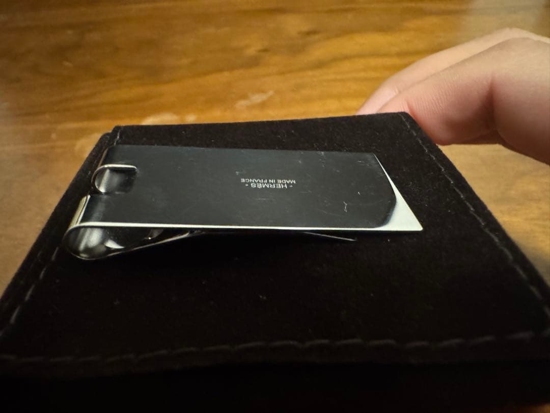 HERMES マネークリップ シルバー