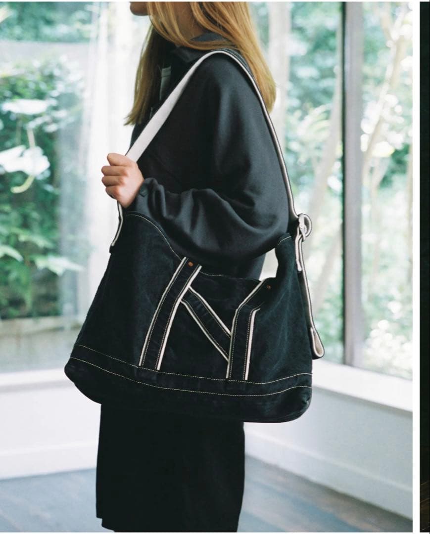 バッグ NICENESS L.LESH SHOULDER TOTE BAG CANVAS