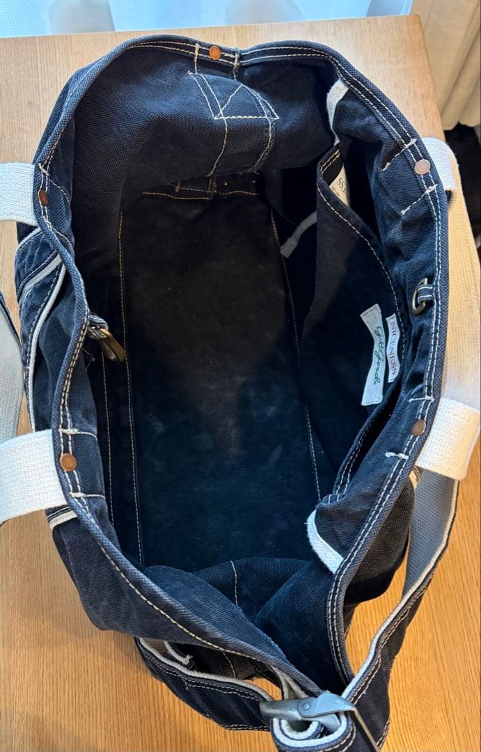 バッグ NICENESS L.LESH SHOULDER TOTE BAG CANVAS