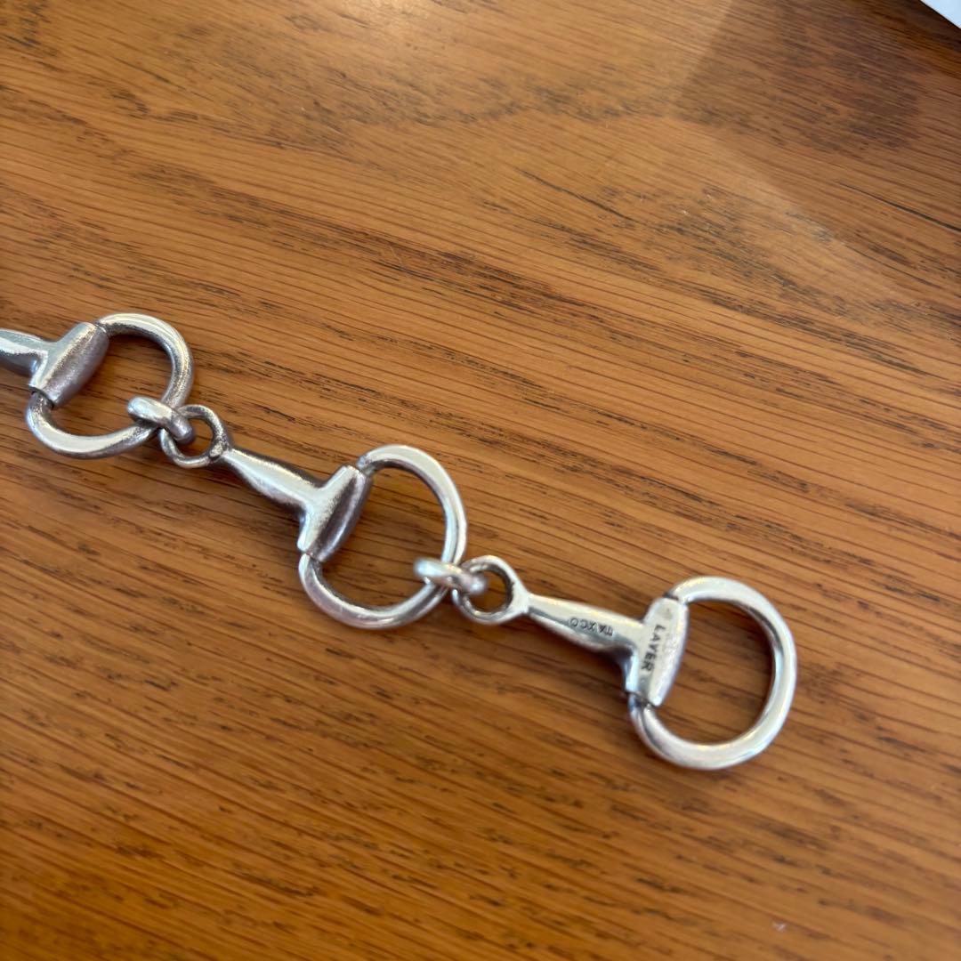 LAVERシルバー チェーンブレスレット