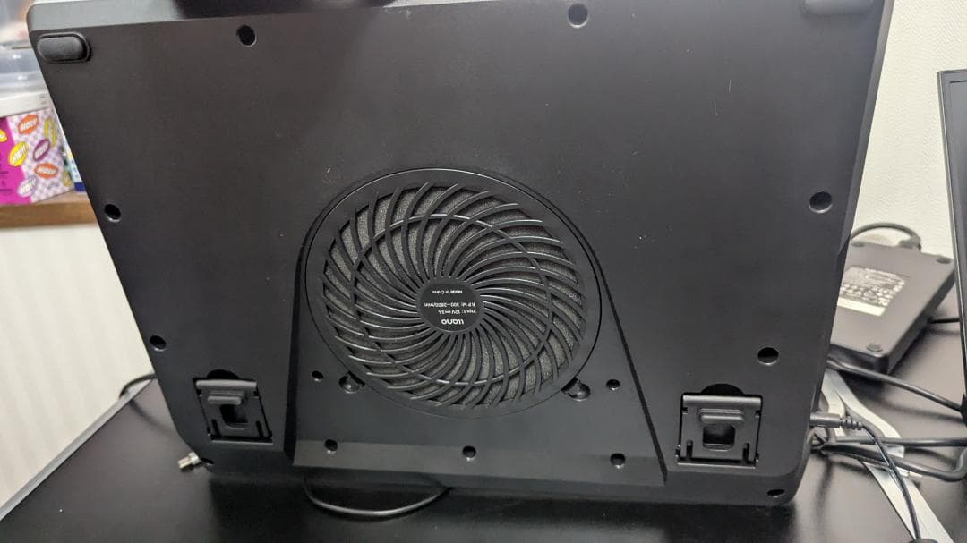 llano ノートPC 冷却ファン 冷却台 ブラック