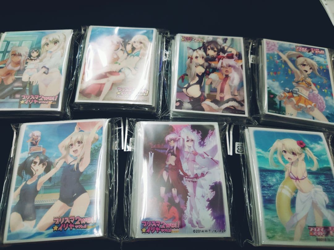 プリズマ☆イリヤ　クロエ　美遊　ツヴァイ　ドライ　カーテン魂　スリーブセット