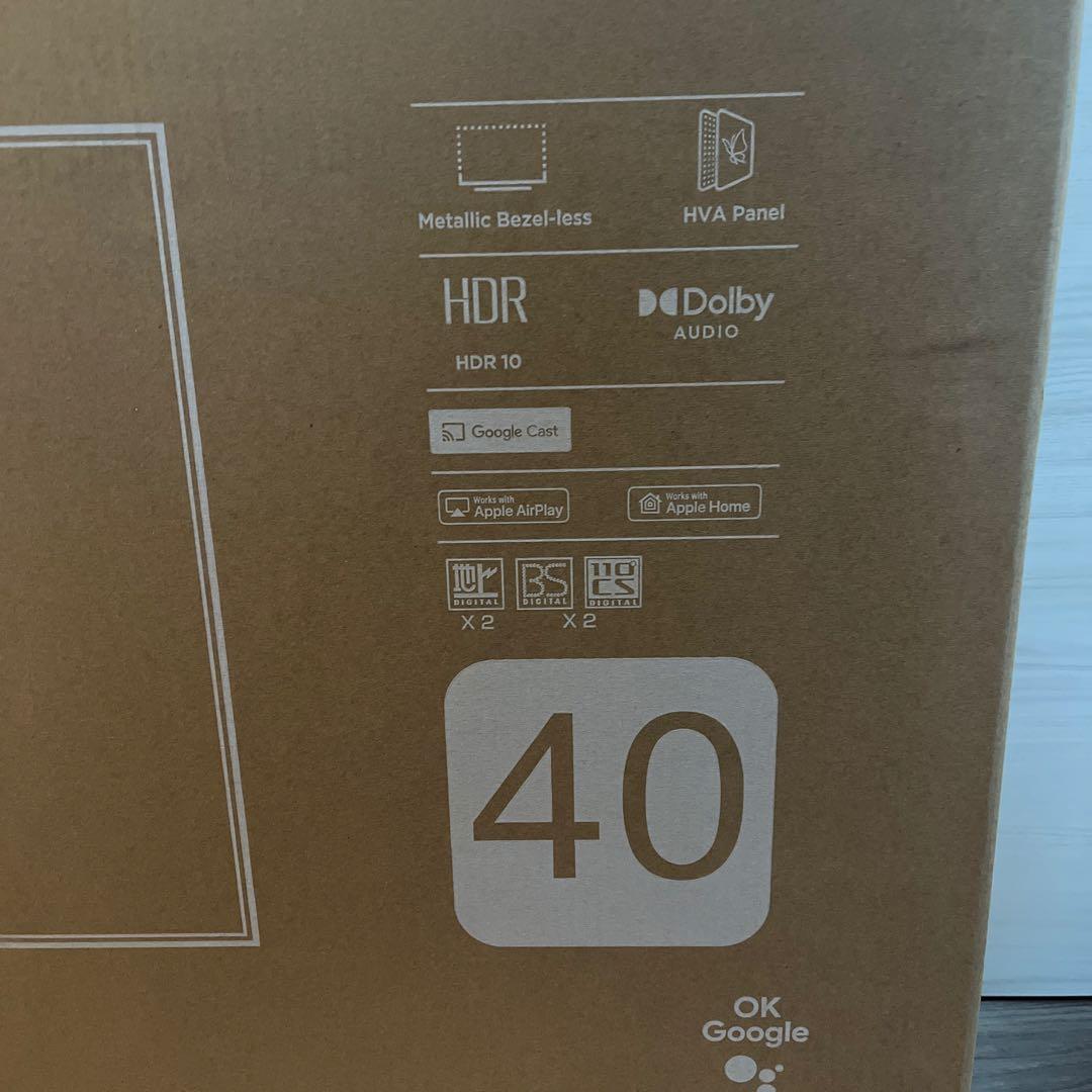 ！！最終値下げ！！　新品　2025年製TCL40型スマート液晶テレビ