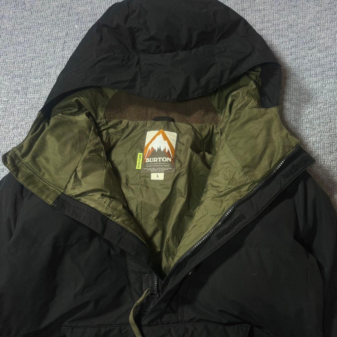 BURTON スノーボード ウェア アノラック L ブラック ジャケット メンズ
