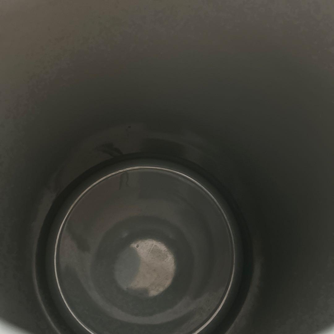 ホーローリビングダスト缶　大