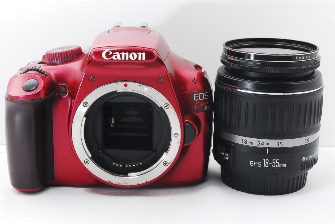 人気のレッドカラー♪ Canon EOS kiss x50 動画機能搭載