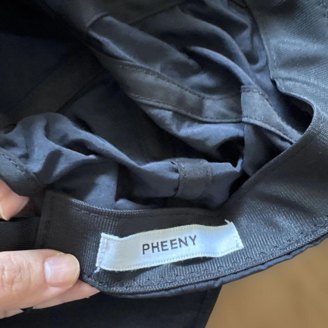 PHEENY　Nylon taffeta cap with scarf