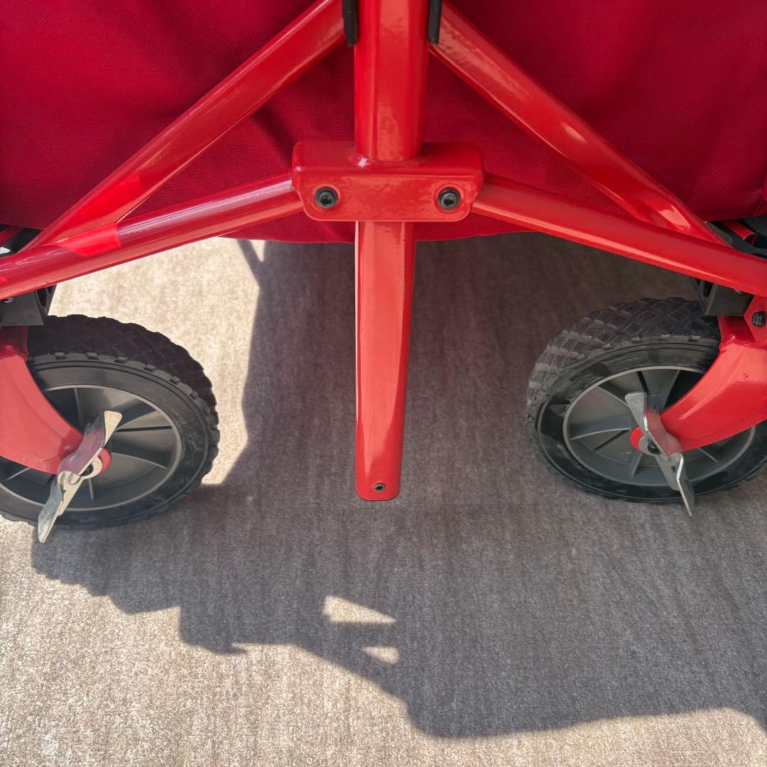 Coleman コールマン キャリーカート アウトドアワゴン　レッド　赤色