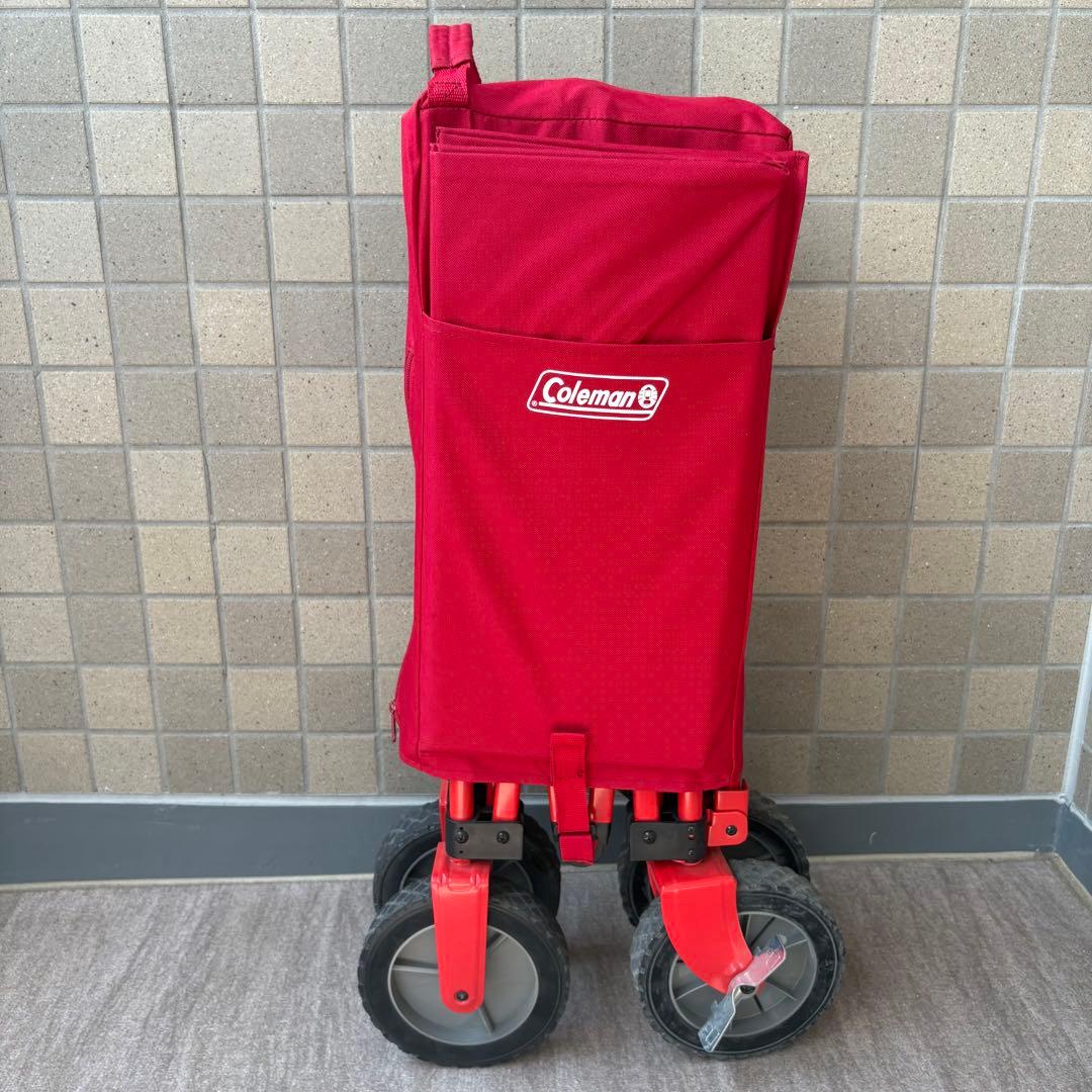 Coleman コールマン キャリーカート アウトドアワゴン　レッド　赤色