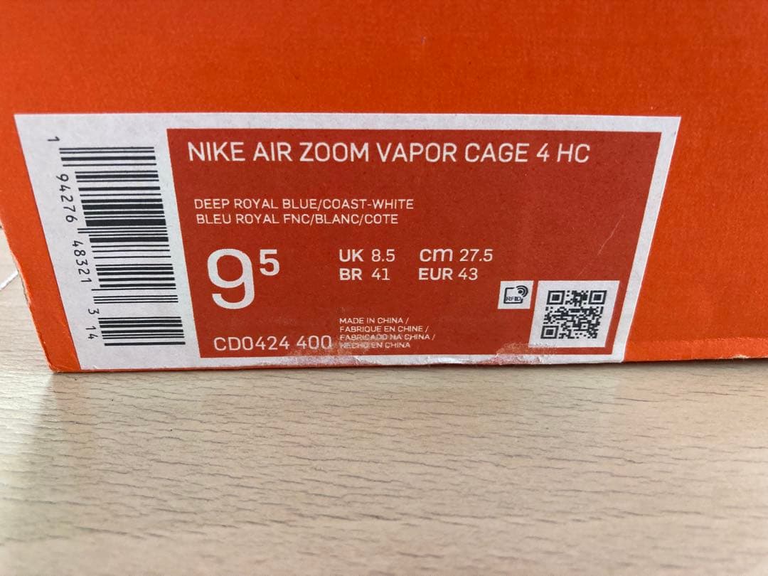 シューズ(男性用) Nike Air Zoom Vapor Cage 4 HC 9.5