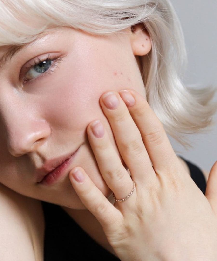 ■現行品■【cui-cui】K10YG ダイヤモンド ドット リング