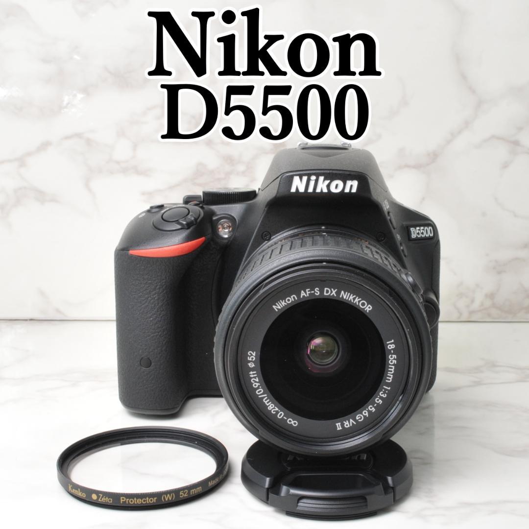美品 ショット数新品級❣️Nikon D5500⭐️Wi-Fi スマホ転送 高画質