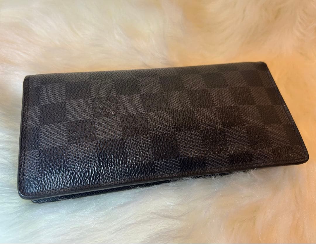 【美品】ルイヴィトン ダミエ・グラフィット ポルトフォイユブラザ 長財布