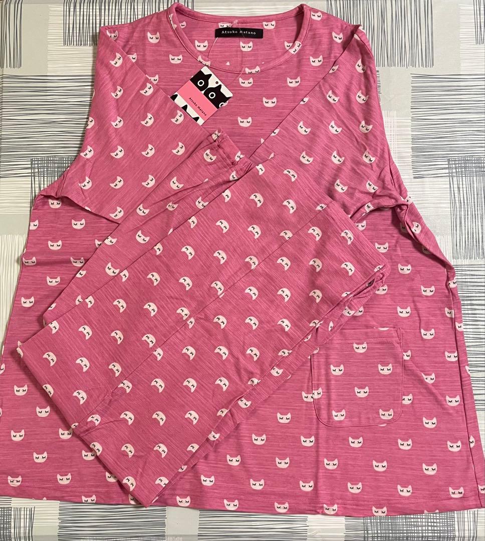 Atsuko Matano 猫柄 パジャマ Lサイズ