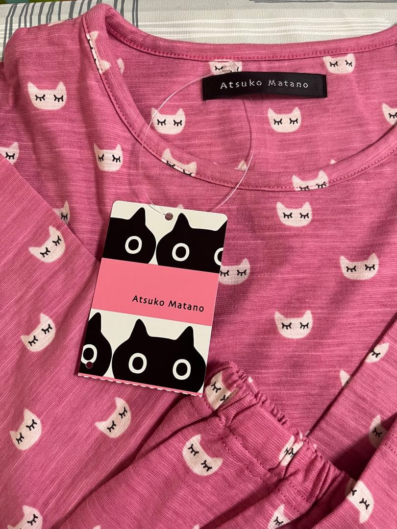 Atsuko Matano 猫柄 パジャマ Lサイズ