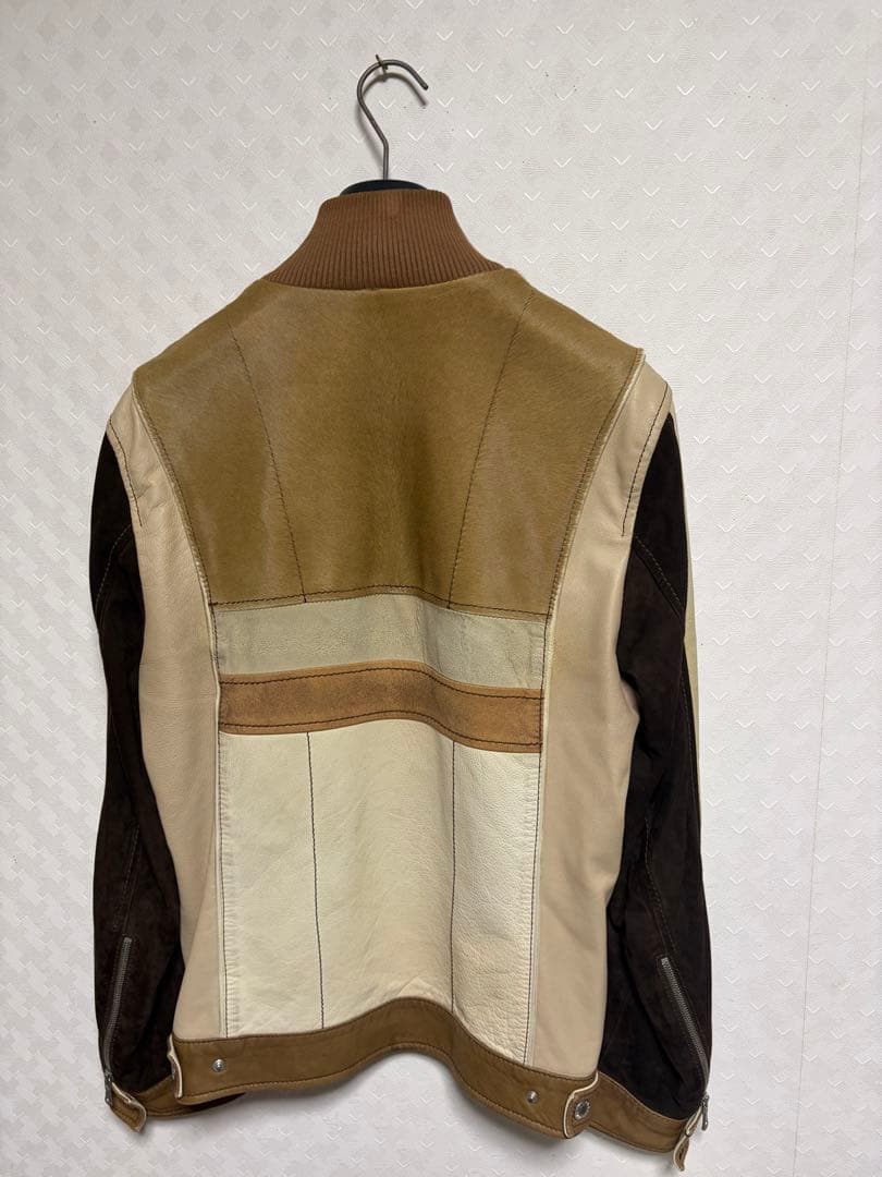 シ*ー様 ドルチェ&ガッバーナ ドルガバ レザーブルゾン サイズ48相当 50サ