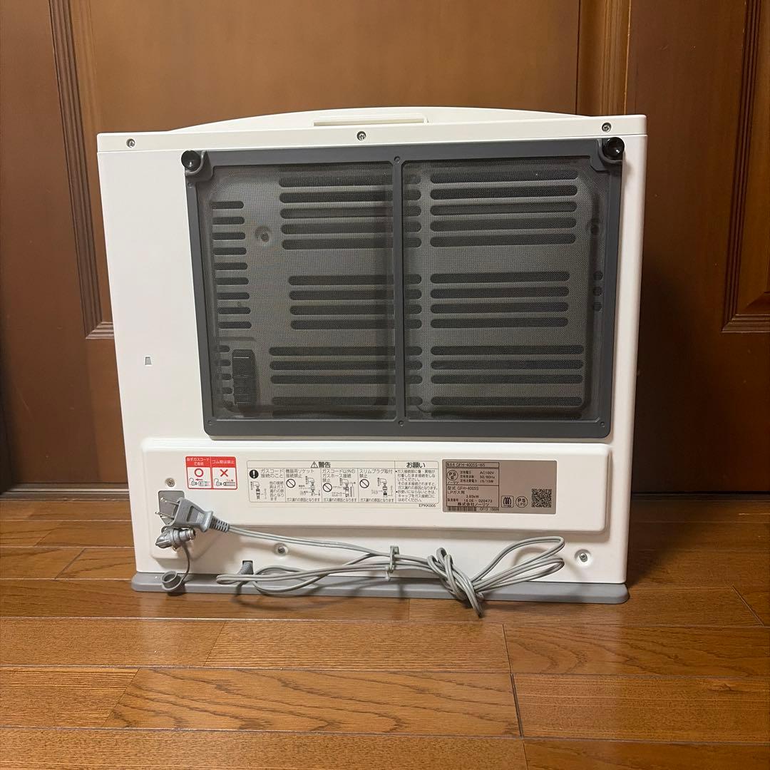 NORITZガスファンヒーター　GFH-4005S-W5 コード付　プロパンガス