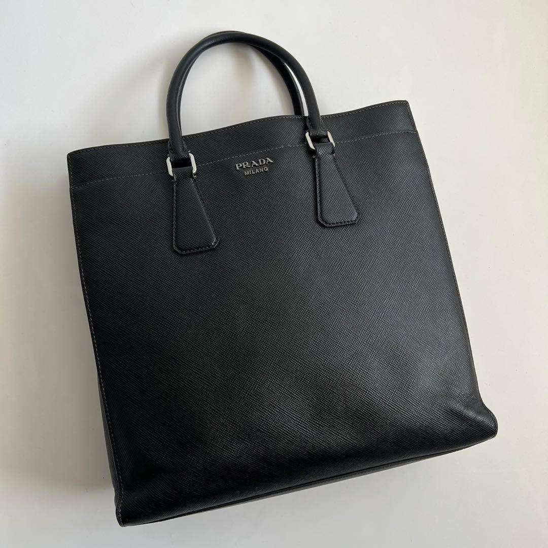 バッグ PRADA SAFFIANO LEATHER TOTE HAND BAG