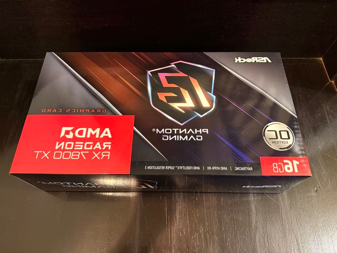 グラフィックボード・グラボ・ビデオカード Aslock RX 7800 XT Phantom Gaming 16GB OC