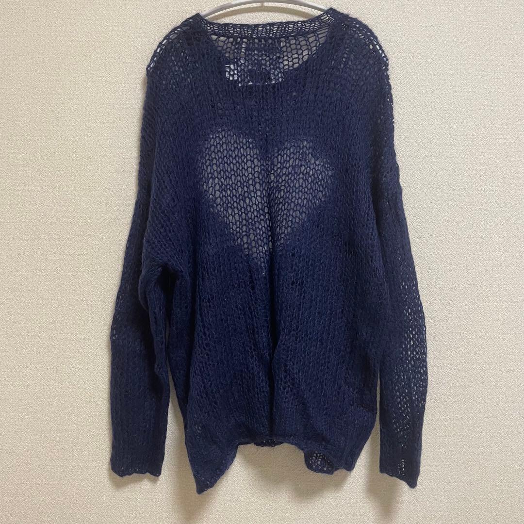 トップス DAIRIKU 23AW Heart Mohair Knit Pullover