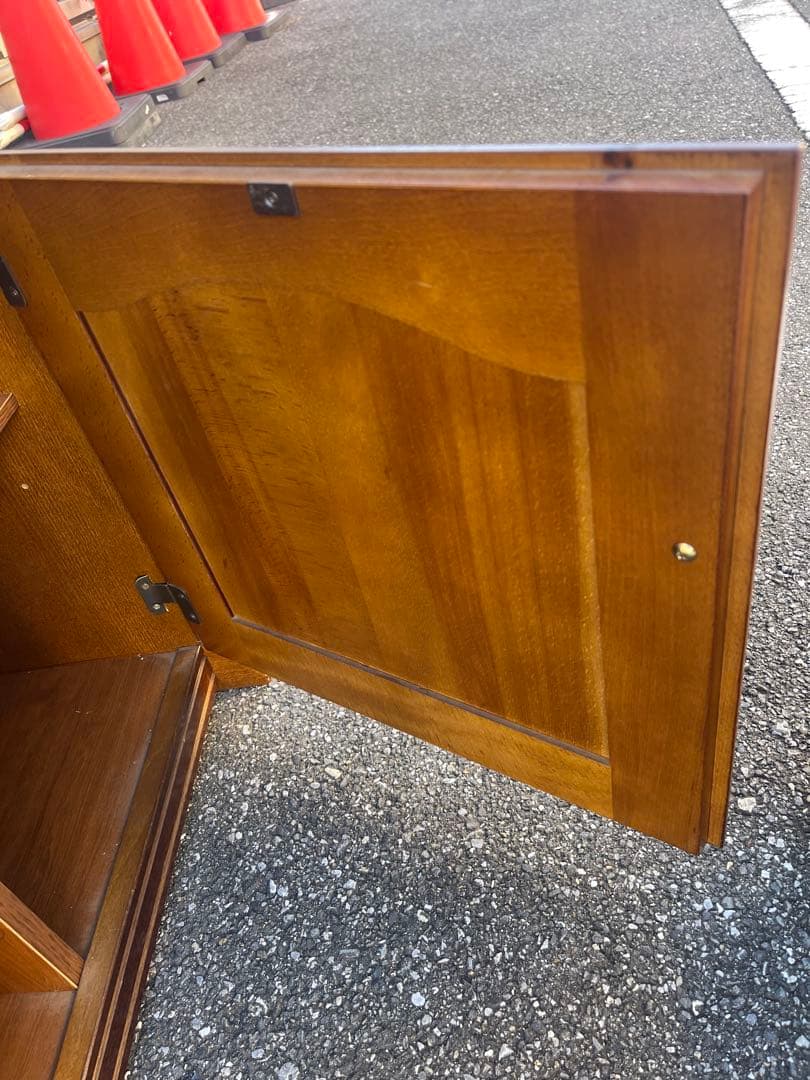 ✿Karimoku✿カリモク コロニアル 花台 収納棚 レトロモダン家具